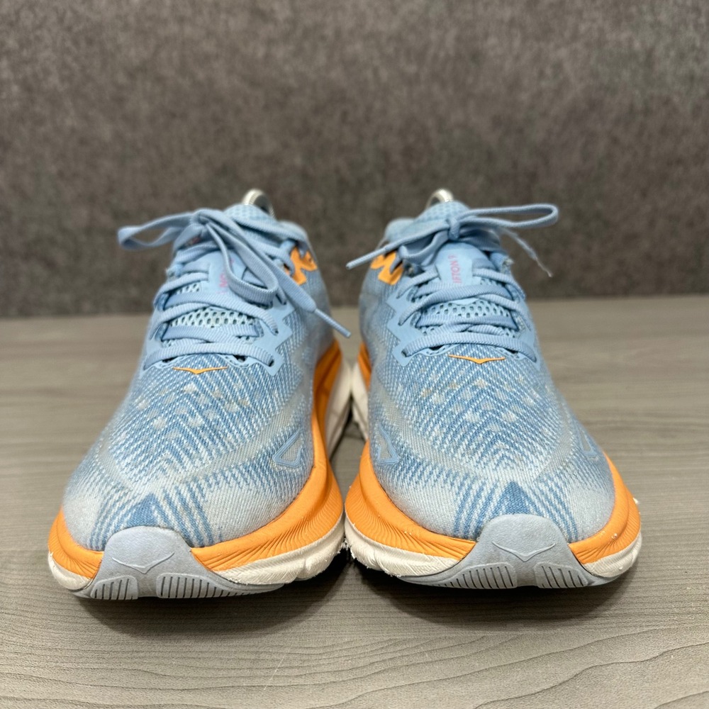 Hoka Clifton 9 Women Size 7.5 Running Shoes Airy Blue Ice Water‎ 1127896-ABIW - Picture 4 of 12